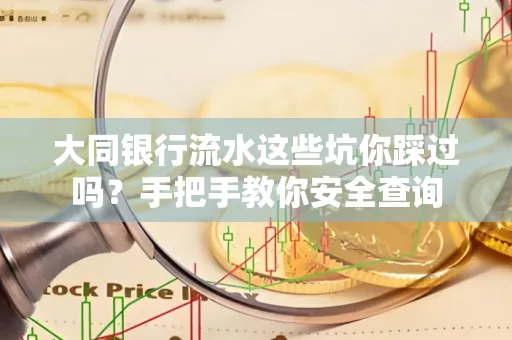 大同银行流水这些坑你踩过吗？手把手教你安全查询